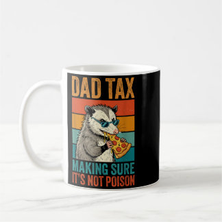 Mug Conception de pizza de papa drôle oppossum Taxe Pa