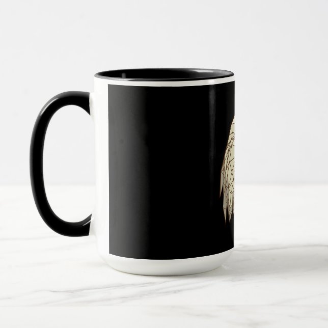 Mug Conception de prédateur d'oiseau Pygargue à tête b (Gauche)