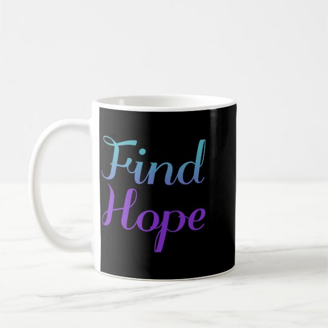 Mug Conception de prévention Trouver l'espoir (Gauche)