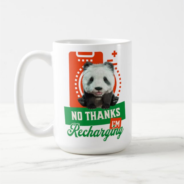 Mug Conception de recharge de batterie d'introverti pa (Gauche)