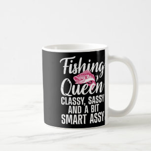 Mug Conception de reine de pêche drôle pour les femmes