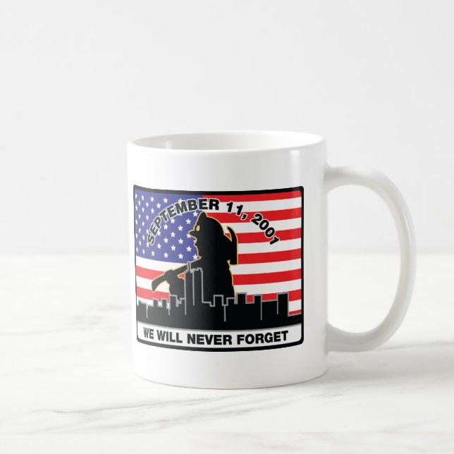 Mug Conception de sapeur-pompier de l'original 9/11 (Droite)
