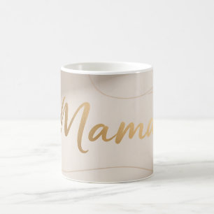 Mug Conception de script de luxe minimal Maman