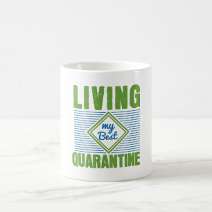 Mug Conception de sensibilisation au virus Corona en q