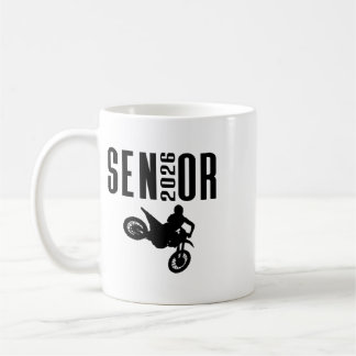 Mug Conception de silhouette de motocross senior 2026