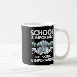 Mug Conception de ski drôle pour hommes femmes skieur