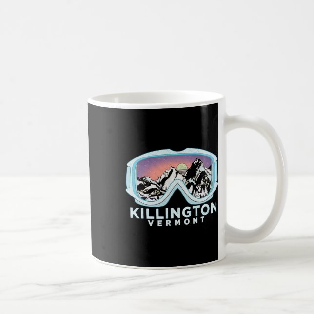 Mug Conception de ski Killington Killington, Vt Ski Al (Droite)