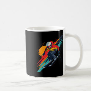 Mug Conception de skieur vintage - Rétro