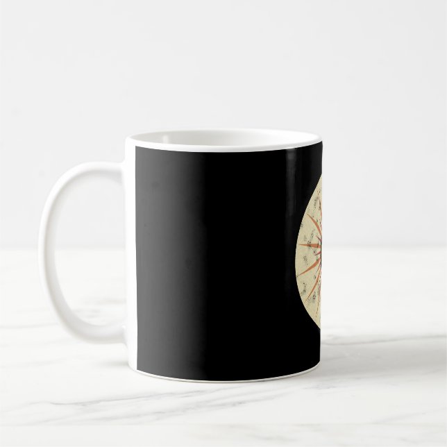 Mug Conception de soleil levant rétro bohème (Gauche)