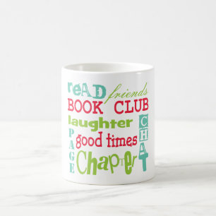 Mug Conception de souterrain de club de lecture