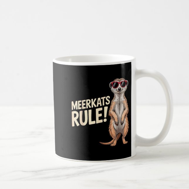 Mug Conception de suricate pour hommes femmes enfants  (Droite)