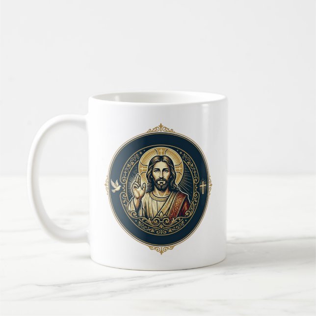 Mug Conception de T-Shirt Art iPad Artiste Numérique J (Gauche)