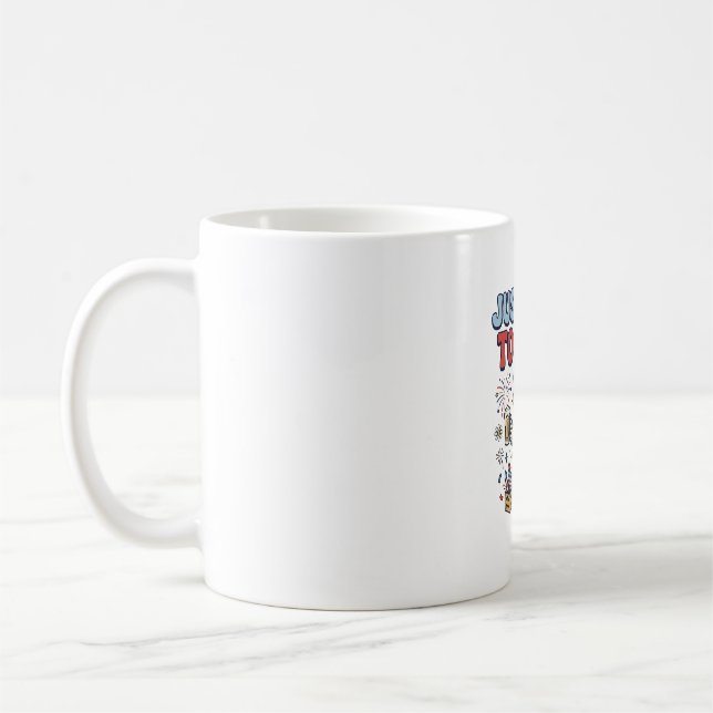 Mug Conception de T-shirt de bière de feu d'artifice d (Gauche)