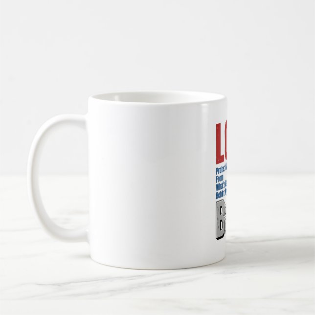 Mug Conception de t-shirt de foi chrétienne Lord Prote (Gauche)