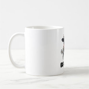 Mug Conception de T-Shirt de gravure vintage de vache 
