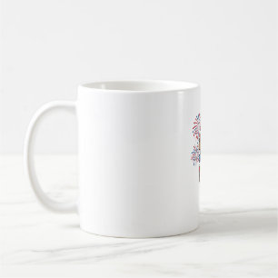 Mug Conception de T-shirt Feux d'Artifice Crème Glacée