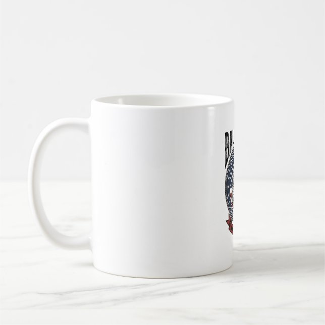 Mug Conception de T-Shirt Patriotique Aigle Américain  (Gauche)