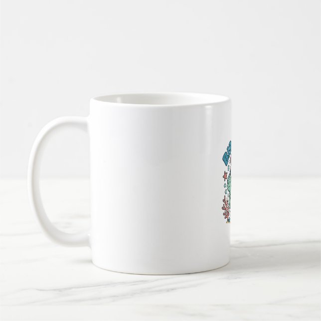 Mug Conception de t-shirt pour les 8 ans de la fille d (Gauche)