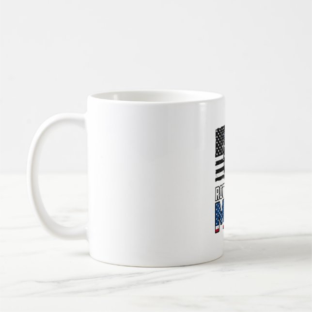 Mug Conception de T-shirt pour maman Rottweiler patrio (Gauche)