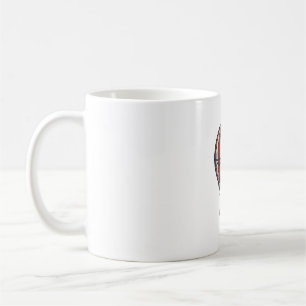 Mug Conception de T-shirt vintage avec montgolfière pa
