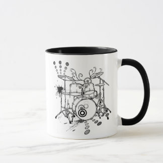 Mug conception de tambours d'habillement