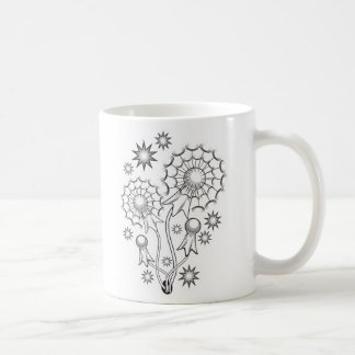 Mug Conception de tatouage Dandelion