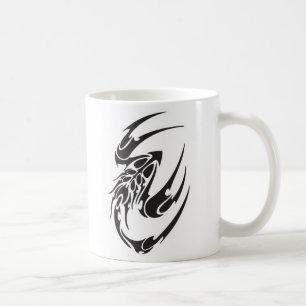 Mug Conception de tatouage de scorpion tribal