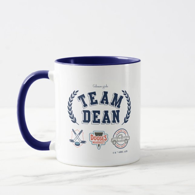 Mug Conception de Team Dean pour les fans de Gilmore G (Gauche)