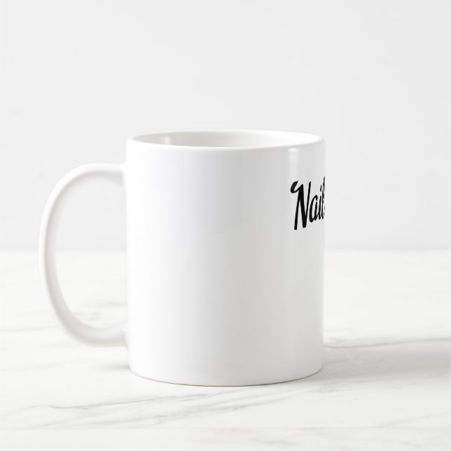 Mug Conception de technologie pour ongles pour femmes  (Gauche)