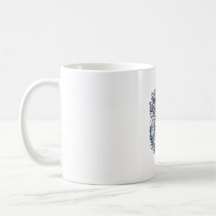 Mug Conception de tee-shirt graphique de style rétro L
