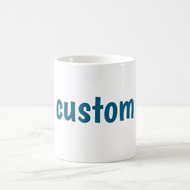 Mug Conception de texte PERSONNALISÉE – Déclaration de (Centre)