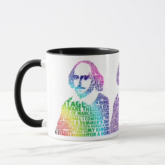 Mug Conception de texte Shakespeare (Gauche)