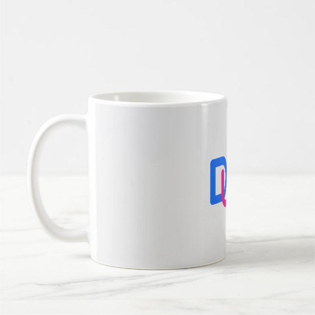 Mug Conception de texte simple (Gauche)
