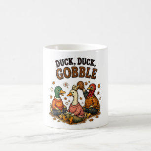 Mug Conception de Thanksgiving Canard, Canard, Glouglo
