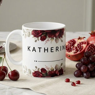 Mug Conception de titre brumeux élégant d'esthétique m