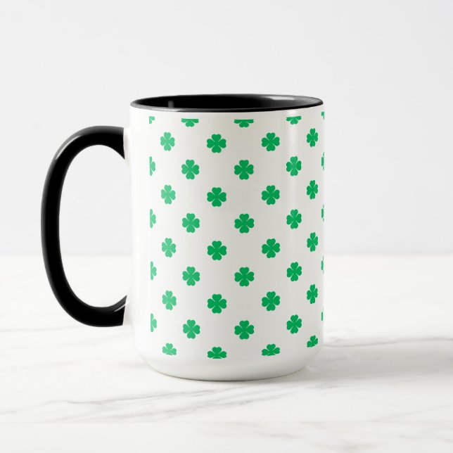 Mug Conception de trèfles uniquement  (Gauche)