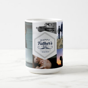 Mug Conception de tribute de moustache de Fête des Pèr