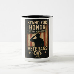 Mug Conception de Tribute pour la Journée des Vétérans