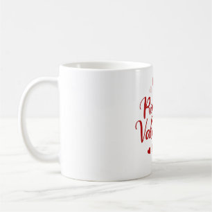 Mug Conception de typographie d'amour minimaliste pour