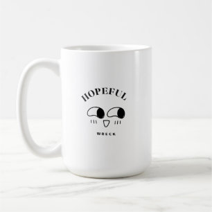Mug Conception de typographie minimaliste Hopeful Wrec