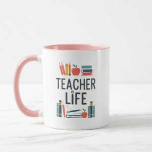 Mug Conception de typographie moderne pour la vie d'en