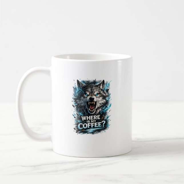 Mug Conception de typographie pour amateur de café et  (Gauche)