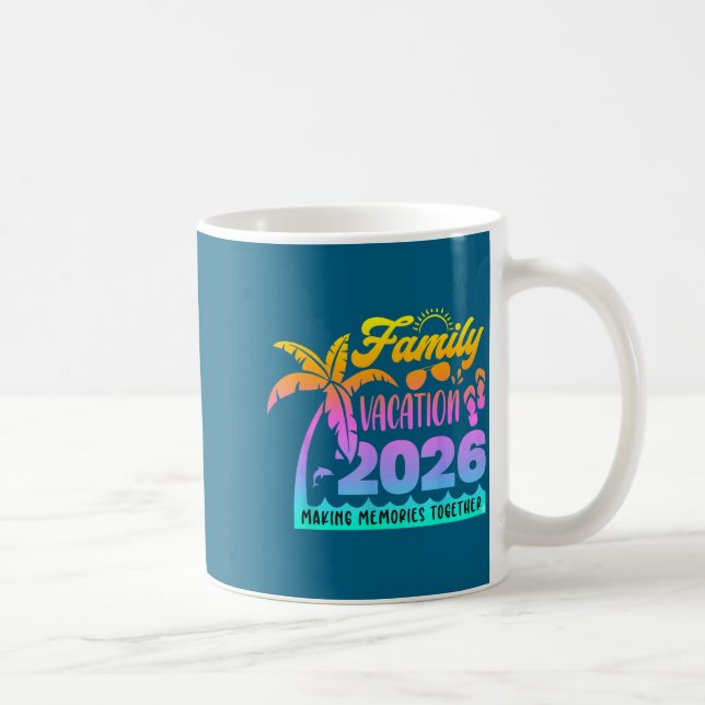 Mug Conception de vacances en famille créant des souve (Droite)