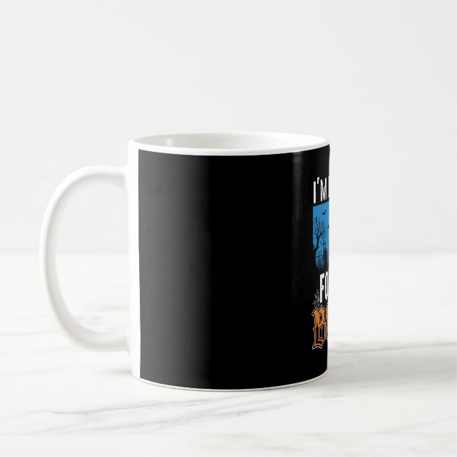 Mug Conception de vecteur de cimetière de fantômes de  (Gauche)