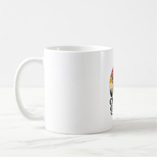 Mug Conception de vecteur de coucher de soleil vintage