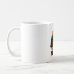 Mug Conception de vecteur de coucher de soleil vintage