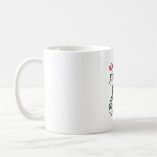 Mug Conception de vecteur de Noël d'attitude de chien 