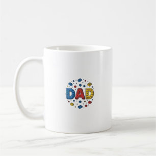 Mug Conception de vecteur vintage de blocs de construc