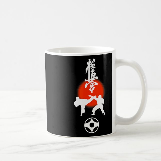 Mug Conception de ventilateur de karaté Kyokushin Kumi (Droite)