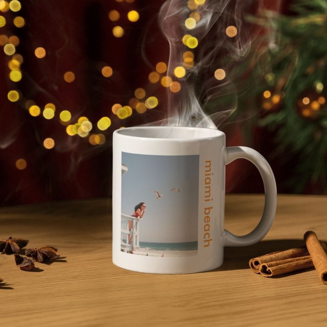 Mug Conception de vibrations estivales personnalisées  (Créateur téléchargé)
